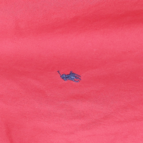 Ralph Lauren Short sleeve Red Button down Blue PONY Shirt preppy Sz.XXL - Picture 2 of 9